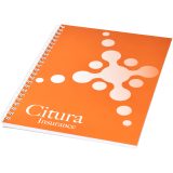 Vue 1 de Cahier Desk-Mate® à spirales A5 avec couverture PP