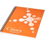 Vue 7 de Cahier Desk-Mate® à spirales A5 avec couverture PP