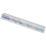 Vue 3 de Notes autocollantes recyclées Sticky-Mate® avec règle imprimée 30 cms