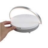 Vue 4 de Enceinte Bluetooth® 4-en-1 Prixton de 10 W avec lumière LED et station de charge sans fil