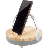 Vue 7 de Enceinte Bluetooth® 4-en-1 Prixton de 10 W avec lumière LED et station de charge sans fil