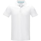 Vue 2 de Polo Graphite bio manches courtes homme
