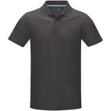 Vue 2 de Polo Graphite bio manches courtes homme