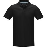 Vue 2 de Polo Graphite bio manches courtes homme