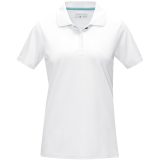 Vue 7 de Polo Graphite bio manches courtes femme