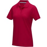 Vue 1 de Polo Graphite bio manches courtes femme