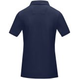 Vue 3 de Polo Graphite bio manches courtes femme