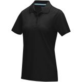 Vue 1 de Polo Graphite bio manches courtes femme
