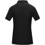 Vue 3 de Polo Graphite bio manches courtes femme