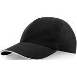 Vue 9 de Casquette sandwich 6 panneaux de 110 g/m² Morion GRS recyclée ajustable
