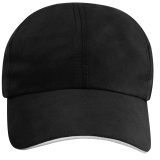 Vue 10 de Casquette sandwich 6 panneaux de 110 g/m² Morion GRS recyclée ajustable