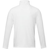 Vue 3 de Veste Amber pour homme en polaire recyclée GRS entièrement zippée