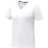 Vue 1 de T-shirt Somoto manches courtes col V femme