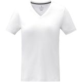Vue 2 de T-shirt Somoto manches courtes col V femme