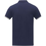 Vue 3 de Polo de 200 g/m² Morgan manches courtes deux tons homme
