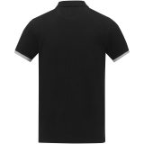 Vue 3 de Polo de 200 g/m² Morgan manches courtes deux tons homme