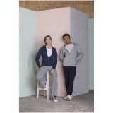 Vue 7 de Sweat shirt à capuche full zip unisex de 300 g/m² Arora