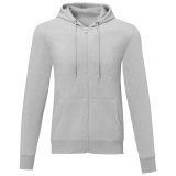 Vue 2 de Sweat à capuche zippé de 240 g/m² Charon pour homme