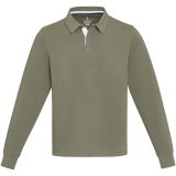 Vue 12 de Sweatshirt de rugbyen coton organique Clyde unisexe