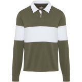 Vue 2 de Sweatshirt de rugbyen coton organique Clyde unisexe