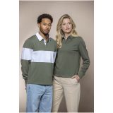 Vue 5 de Sweatshirt de rugbyen coton organique Clyde unisexe