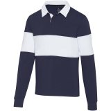 Vue 1 de Sweatshirt de rugbyen coton organique Clyde unisexe