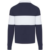 Vue 3 de Sweatshirt de rugbyen coton organique Clyde unisexe