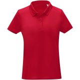 Vue 2 de Polo de 105 g/m² Deimos en tissu léger et à manches courtes pour femme