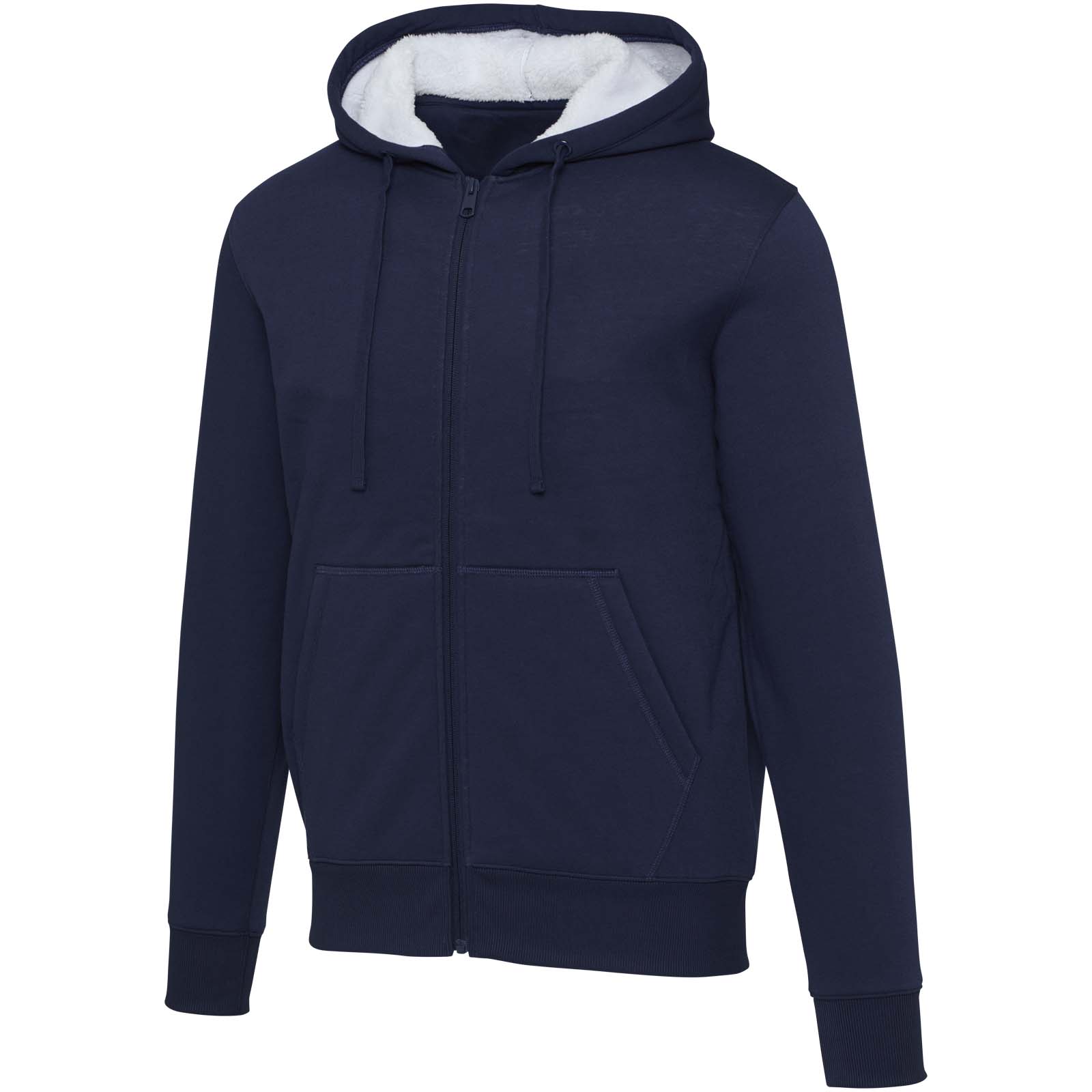 Sweat à capuche sherpa de 320 g/m² Natron intégralement zippé