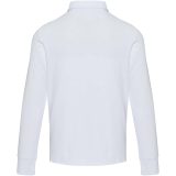Vue 3 de Polo unisexe de 245 g/m² Apollo à manches longues et demi fermeture éclair