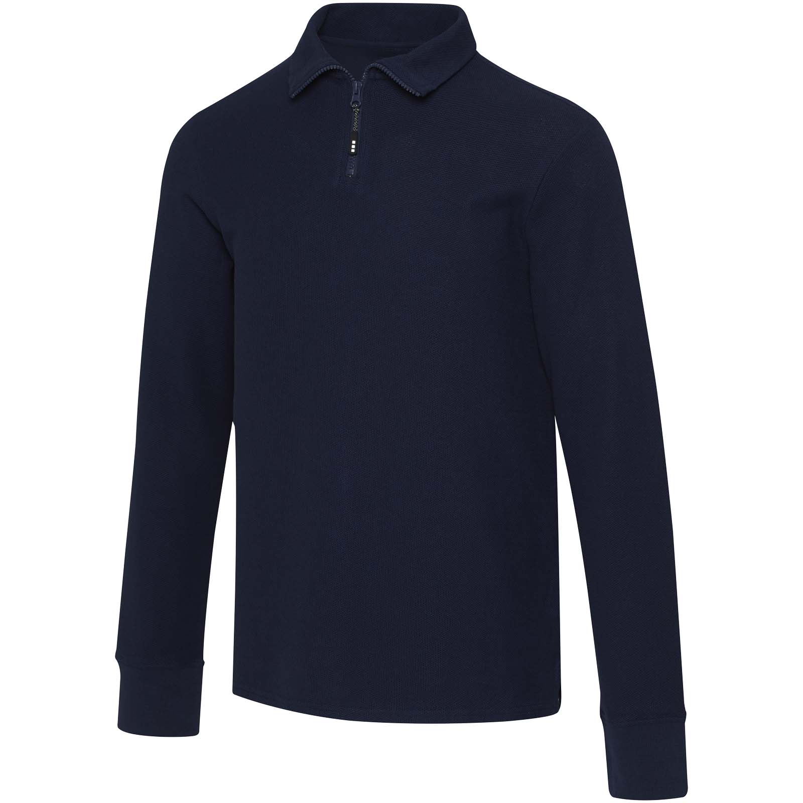 Polo unisexe de 245 g/m² Apollo à manches longues et demi fermeture éclair