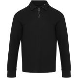 Vue 10 de Polo unisexe de 245 g/m² Apollo à manches longues et demi fermeture éclair