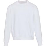 Vue 2 de Pull unisexe OCS en coton bio oversize à col rond Boris de 280 g/m2