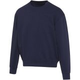 Vue 5 de Pull unisexe OCS en coton bio oversize à col rond Boris de 280 g/m2