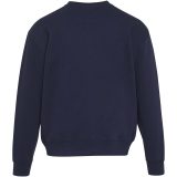 Vue 7 de Pull unisexe OCS en coton bio oversize à col rond Boris de 280 g/m2