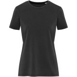 Vue 2 de T-shirt femme délavé à manches courtes Nanaimo de 160 g/m2