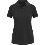 Vue 2 de Polo délavé pour femme Calgary de 200 g/m2