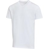 Vue 6 de T-shirt unisexe en coton bio certifié OCS Balfour à manches courtes et col en V de 200 g/m²
