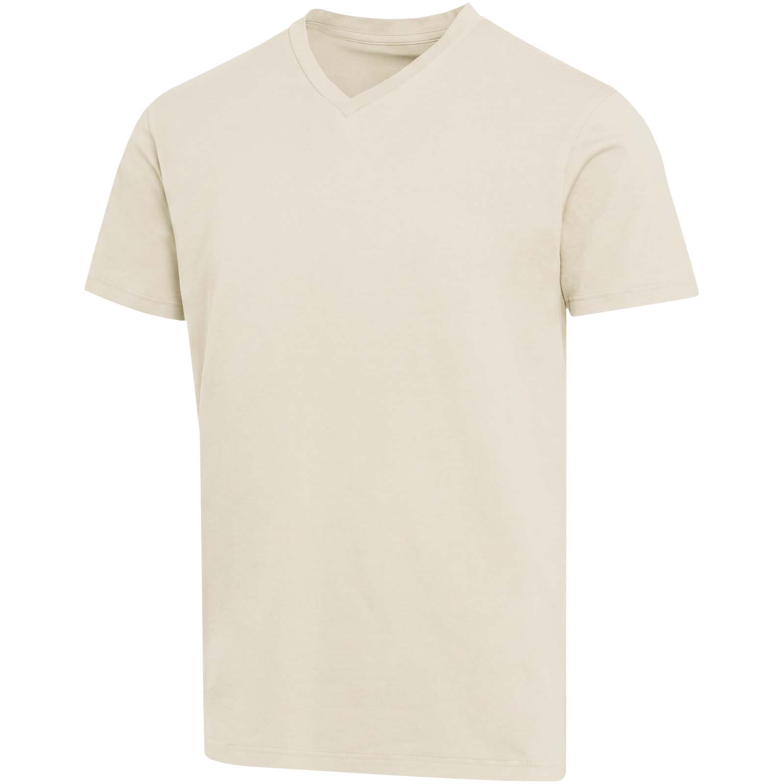 T-shirt unisexe en coton bio certifié OCS Balfour à manches courtes et col en V de 200 g/m²
