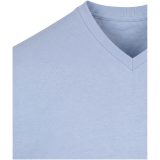 Vue 5 de T-shirt unisexe en coton bio certifié OCS Balfour à manches courtes et col en V de 200 g/m²