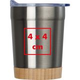 Vue 4 de Gobelet en acier recyclé Turin