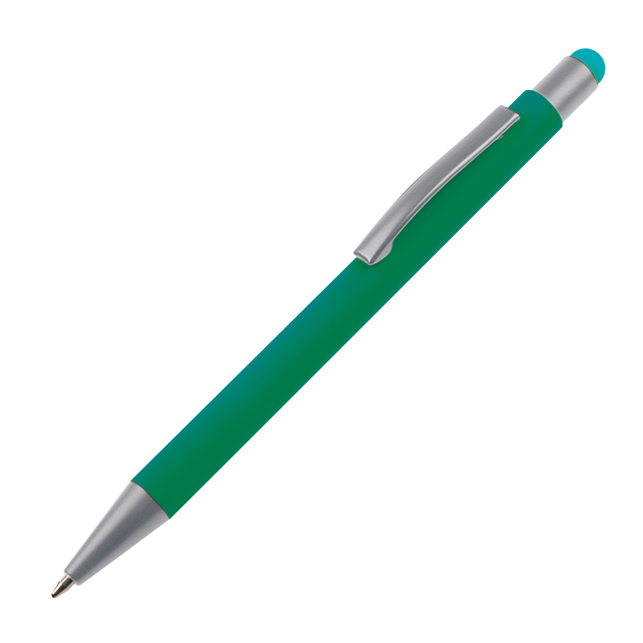 Stylo à bille en métal avec stylet Rio