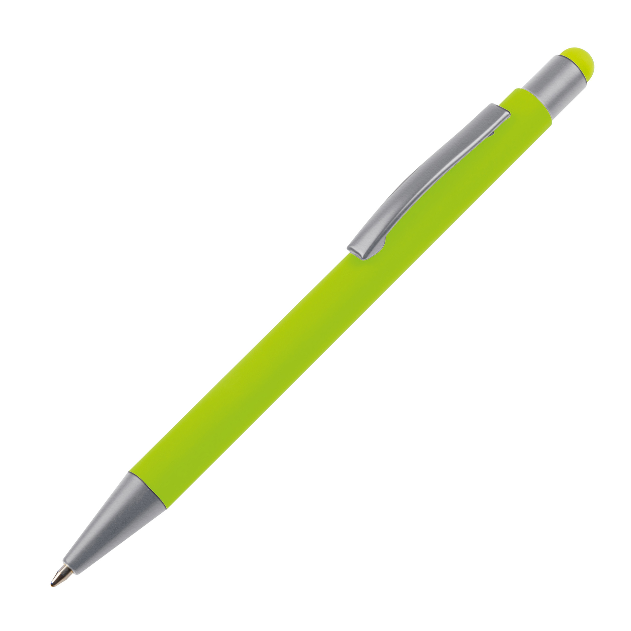 Stylo à bille en métal avec stylet Rio