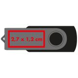 Vue 4 de Clé USB Liège 4GB