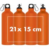 Vue 3 de Gourde en métal, 800 ml Cranford