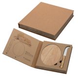 Vue 1 de Set pour fromage en bois Gouda