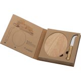Vue 2 de Set pour fromage en bois Gouda