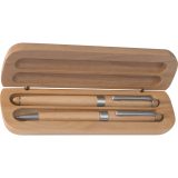 Vue 2 de Set décriture en bois Rambin