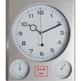 Vue 3 de Horloge murale en plastique Den Haag