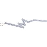 Vue 2 de Porte-clés avec règle pliante Halbmeter